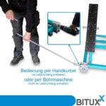 BITUXX Kipphebebühne Mobile Werkstatt Hebebühne Wagenheber Kurzhub PKW Lift bis 2000 kg 2T