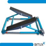 BITUXX Kipphebebühne Mobile Werkstatt Hebebühne Wagenheber Kurzhub PKW Lift bis 2000 kg 2T