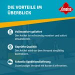 Ameise Hubwagen PTM | 3.000 kg Tragkraft | 1.150 mm Gabellänge | Lenkrad/Gabelrolle aus robustem Polyurethan | Tandem-Gabelrollen | Palettenhubwagen