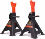 Verda Wagenheber hydraulisch 3T - Hubhöhe 75-515 mm, mit D-Griff und Fußpedal, mit Schmiernippel, 2X Gummi, Rangierwagenheber PKW Auto Heber, SUV, Doppelpumpsystem, Extra Stabil & Sicher Flacher
