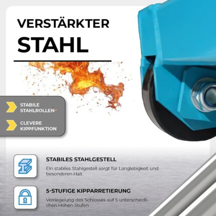 BITUXX Kipphebebühne 3T Mobile Werkstatt Hebebühne Wagenheber Kurzhub PKW Lift bis 3000 kg