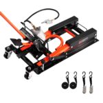 VEVOR Motorradheber Motorradhebebühne höhenverstellbarer Hebeständer mit Abnehmbarer Werkbank, Fahrzeugreparaturplattform pneumatisch (680 kg belastbar/Max. Hubhöhe 940,2 mm) für Dirtbikes