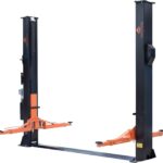 RP-TOOLS Auto Pkw Hebebühne 2-Säulen hydraulisch UV 4.0 t 230V Höhe: 2.82m, ATLANIS Black Series