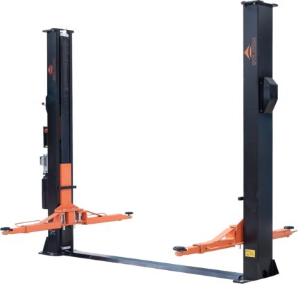 RP-TOOLS Auto Pkw Hebebühne 2-Säulen hydraulisch UV 4.0 t 230V Höhe: 2.82m, ATLANIS Black Series
