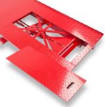 Dema Hydraulische Motorradhebebühne – Montagerampe, Motorradheber, Hebebühne, 454 kg Tragkraft, rutschfeste Arbeitsfläche, Sicherungsstange, Werkstatt-Lift